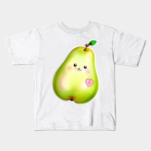 Pearly Popsies: A Kawaii Pear Adventure Kids T-Shirt